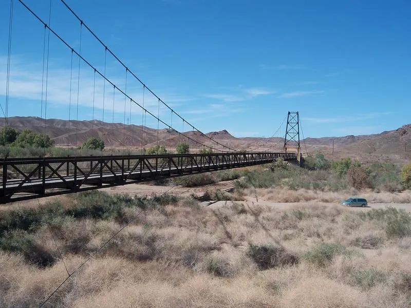 McPhaul Suspension Bridge, photograph 2