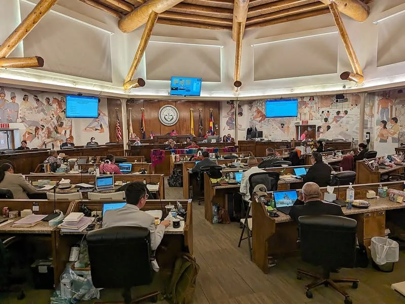 Navajo Nation Council Chamber, photograph 2
